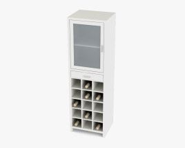 Wine cabinet 3D model