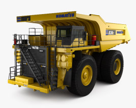 Komatsu 830E Dump Truck 2023 3D model