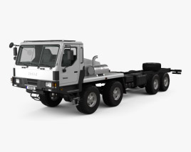 KrAZ 7634HE Chassis Truck 2018 3D model