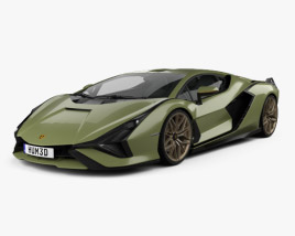 Lamborghini Sian 2023 3D model