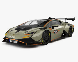 Lamborghini Huracan Super Trofeo Evo Race 2024 3D model