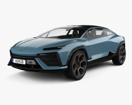 Lamborghini Lanzador 2024 3D model