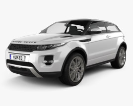 Land Rover Range Rover Evoque 2014 Modèle 3D