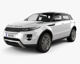 Land Rover Range Rover Evoque 2012 3D模型