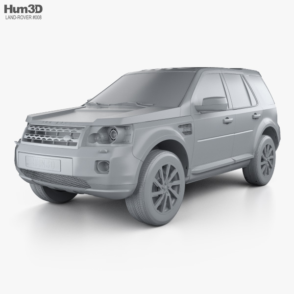 Land Rover Freelander 2 (LR2) 3D model - Download Vehicles on