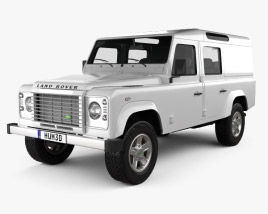 Land Rover Defender 110 Utility Wagon 2014 3D модель