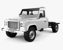 Land Rover Defender 130 Chassis Cab 2014 3D model