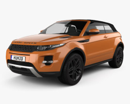 Land Rover Range Rover Evoque 敞篷车 2016 3D模型