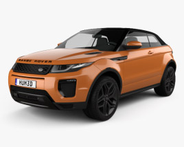 Land Rover Range Rover Evoque convertible 2019 3D model