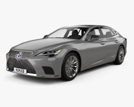 Lexus LS híbrido 2023 Modelo 3D