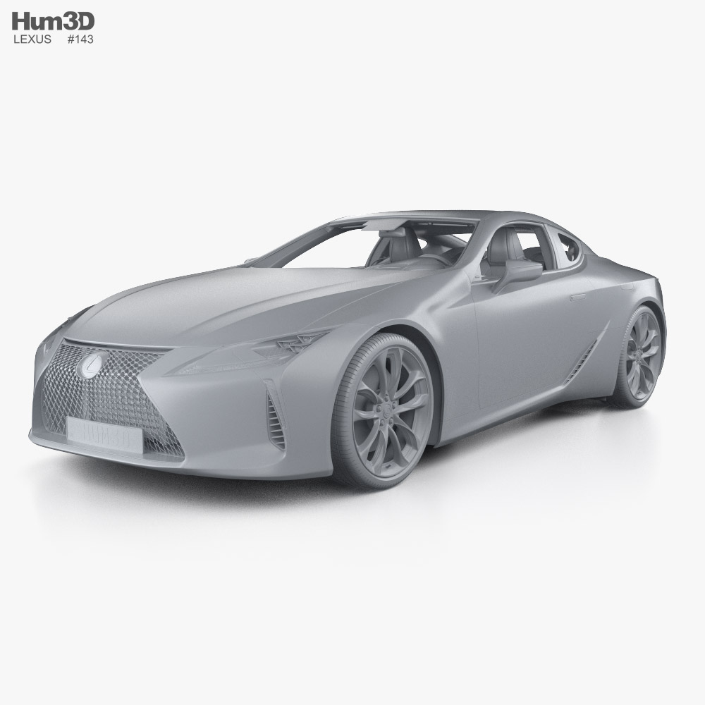 Lexus LC 500 インテリアと 2020 3Dモデル - ダウンロード 乗り物 on ...