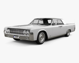 Lincoln Continental sedan 1962 3D model