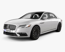 Lincoln Continental 2020 3D 모델 