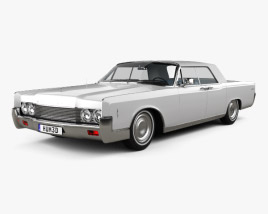 Lincoln Continental 컨버터블 1968 3D 모델 