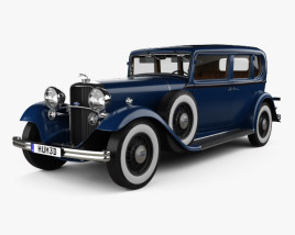 Lincoln KB Лимузин с детальным интерьером 1932 3D модель
