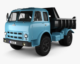 MAZ 503A 덤프 트럭 1970 3D 모델 