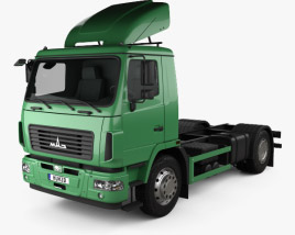 MAZ 5340 M4 底盘驾驶室卡车 2019 3D模型