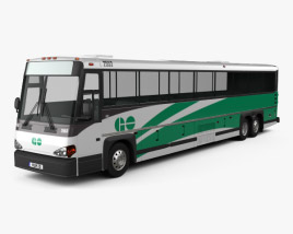 MCI D4500 CT Transit Bus 2008 3D模型