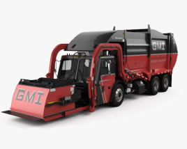 Mack TerraPro Mcneilus Camion della spazzatura 2016 Modello 3D