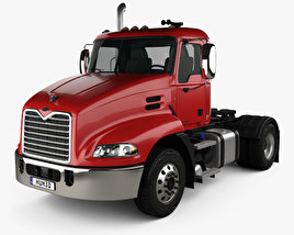 Mack Pinnacle Day Cab Tractor Truck 2011 3D model