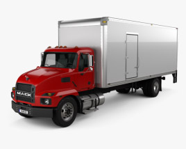 Mack MD Box Truck 2020 3D model