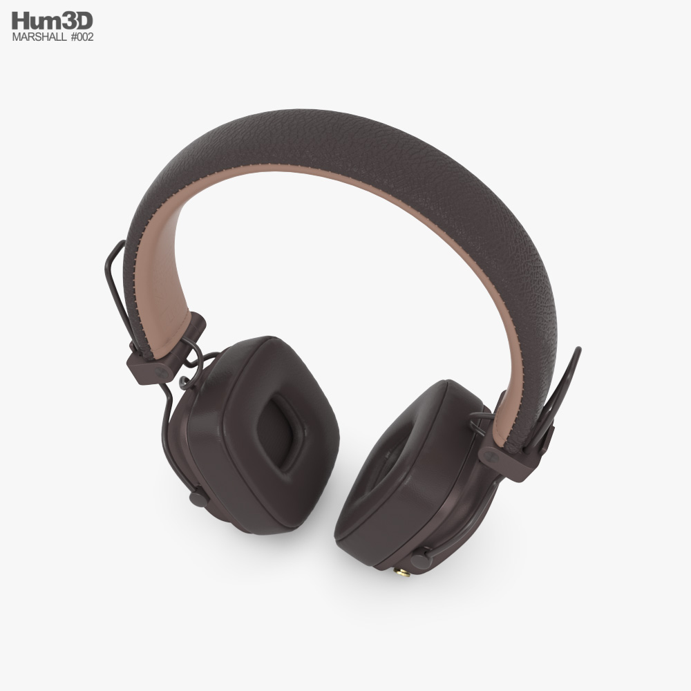Auriculares Marshall Major Two Bluetooth Modelo 3D