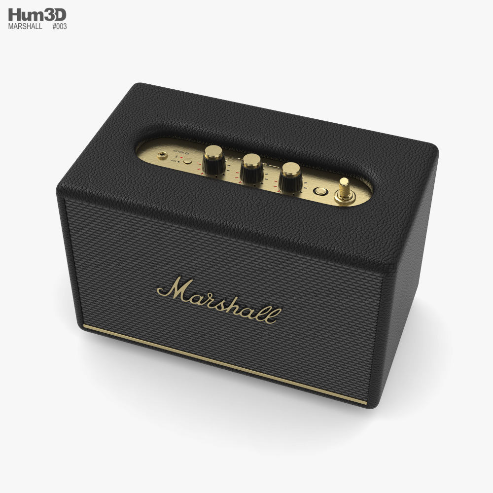 Marshall Acton III 3D model - Download Electronics on