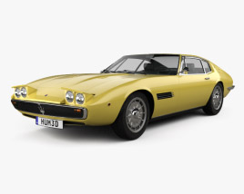Maserati Ghibli coupe 1967 3D模型