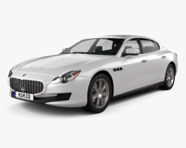 Maserati Quattroporte 2016 3Dモデル