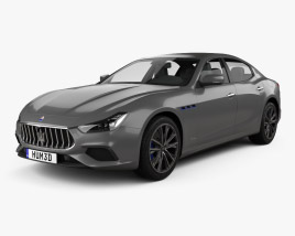 Maserati Ghibli hybrid GranSport 2023 3D model