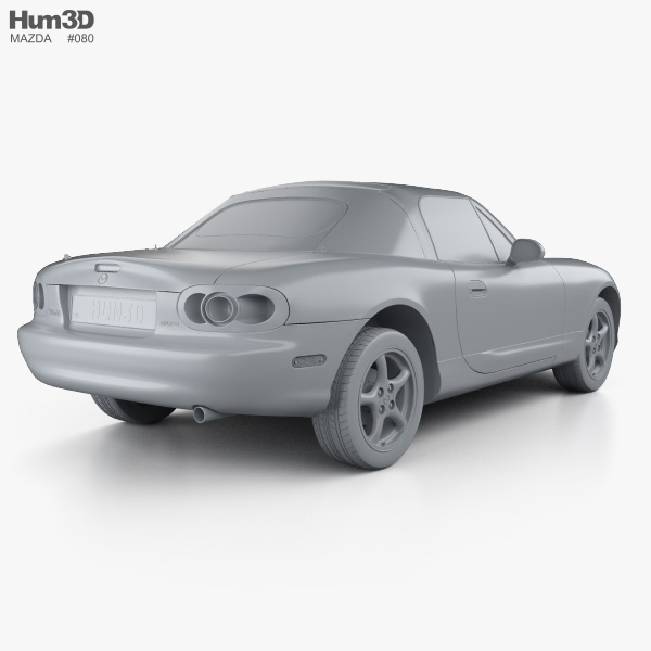 Mazda MX-5 2005 3D model - Download Vehicles on