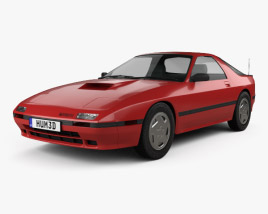 Mazda RX-7 coupe 1985 3D模型