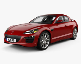 Mazda RX-8 HQインテリアと 2012 3Dモデル