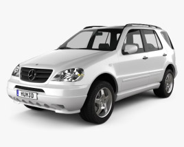 Mercedes-Benz M 클래스 (W163) 2005 3D 모델 