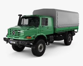 Mercedes-Benz Zetros Бортова вантажівка 2-вісний 2014 3D модель