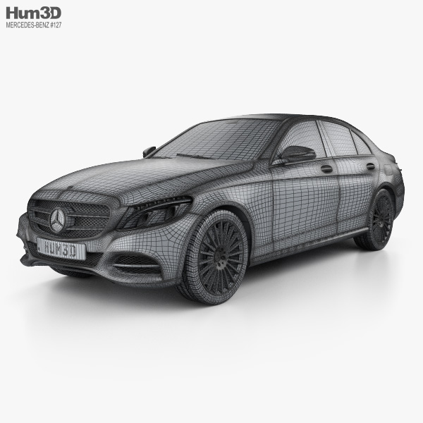 Mercedes-Benz C-class (W205) sedan 2016 3D model - Download Vehicles on