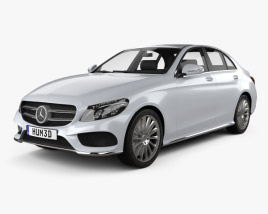 Mercedes-Benz Cクラス AMG Line (W205) セダン 2016 3Dモデル