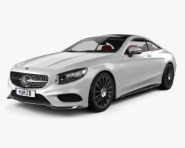 Mercedes-Benz S-class AMG Sports Package (C217) coupe with HQ interior 2020 3D model