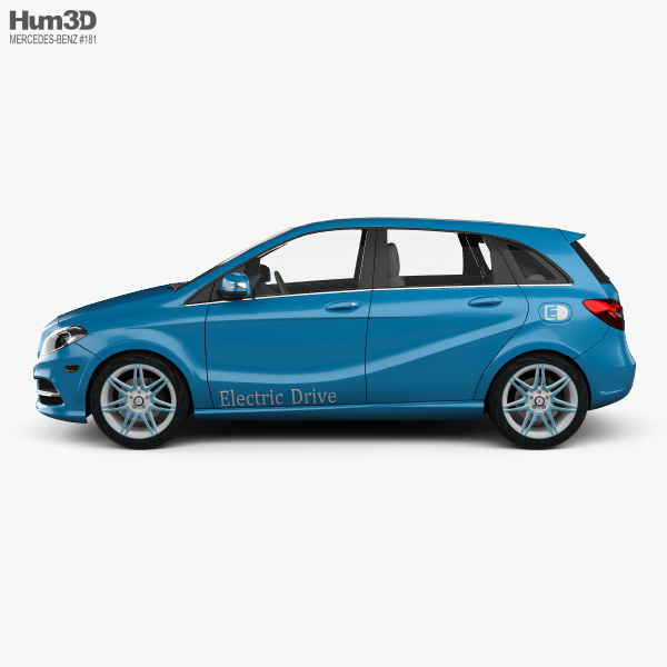 Mercedes-Benz B-class (W242) Electric Drive 2017 3D model - Download  Vehicles on