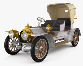 Mercedes-Benz Simplex 28-32 Phaeton 1905 3D模型