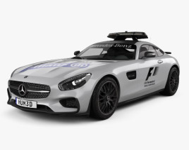 Mercedes-Benz AMG GT S F1 Safety Car 2018 Modelo 3D