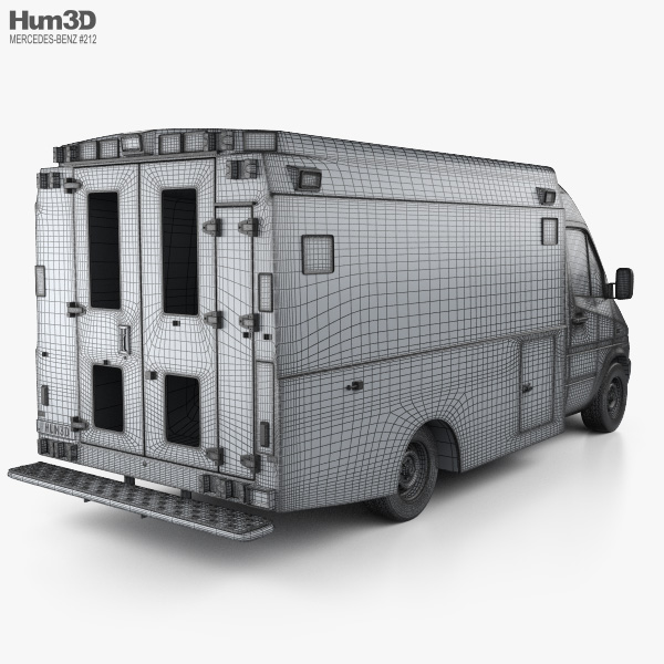 Mercedes-Benz Sprinter (W906) Ambulanz 2014 3D-Modell