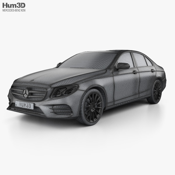 Mercedes-Benz E-class (W213) AMG Line 2019 3D model - Download Vehicles on
