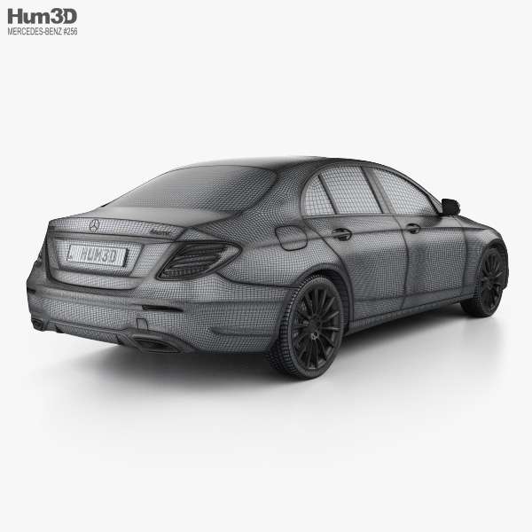 Mercedes-Benz E-class (W213) AMG Line 2019 3D model - Download Vehicles on