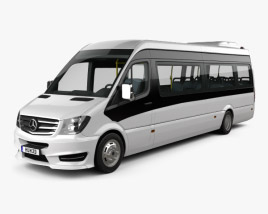 Mercedes-Benz Sprinter CUBY City Line Long Bus 2016 Modèle 3D