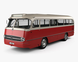 Mercedes-Benz O-321 H bus 1954 3D model