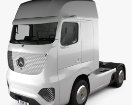 Mercedes-Benz Future Truck with HQ interior 2024 3D model