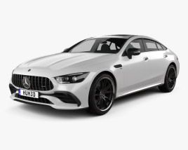 Mercedes-Benz AMG GT53 4门 coupe 2021 3D模型