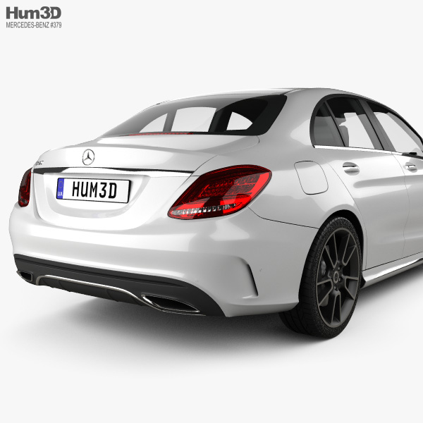 Mercedes-Benz C-class AMG-line sedan 2021 3D model - Download