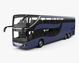 Mercedes-Benz MCV 800 Двухэтажный автобус 2019 3D модель